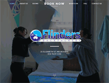 Tablet Screenshot of flindersbackpackers.com.au